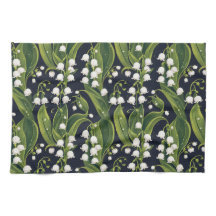 Lily of the Valley Floral Botanical Kitchen Towel