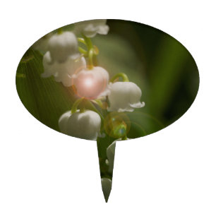 Lily Of The Valley Floral Cake Topper