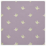 Lily-of-the-Valley Floral Polka Dots on Mauve Fabric