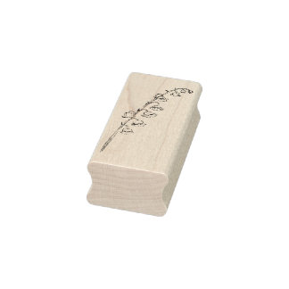 Lily of the Valley Floral Wood Art Stamp
