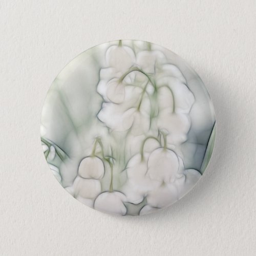 Lily of the Valley Flower Bouquet Button