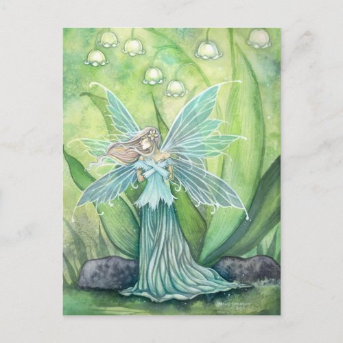 Lily of the Valley Flower Fairy Postcard