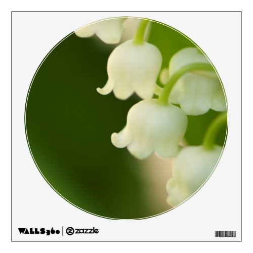 Lily of the Valley Flower Patch Wall Decal