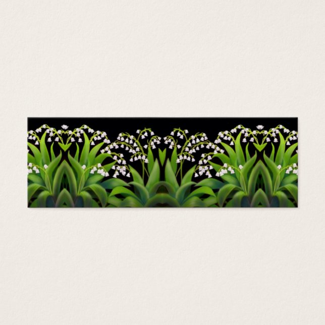 Lily of the Valley Flowers Bookmark (Front)