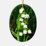 Lily Of The Valley Flowers Ceramic Ornament at Zazzle