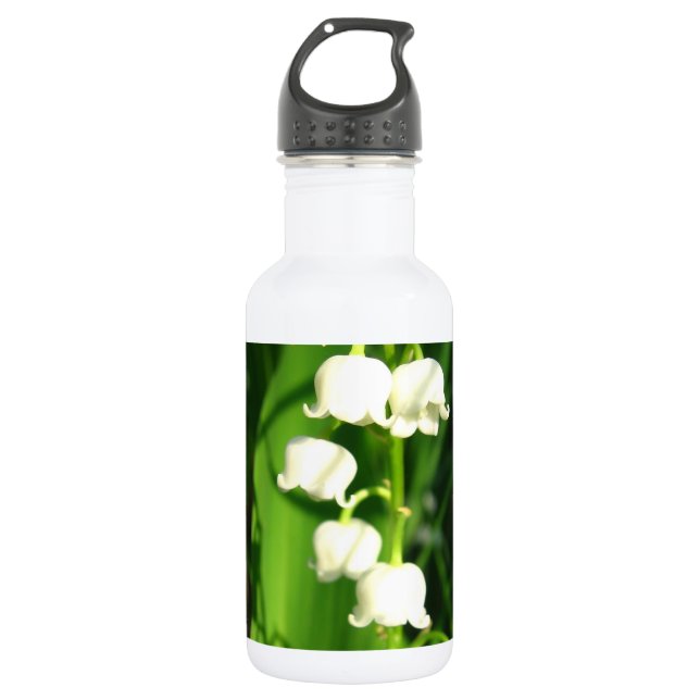 Lily Of The Valley Flowers Stainless Steel Water Bottle (Front)