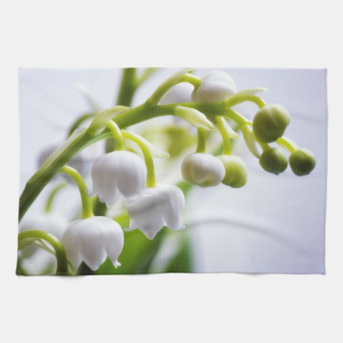Lily of the Valley Flowers Towel