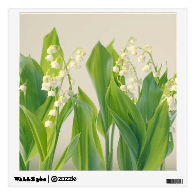 Lily of the Valley Flowers Wall Decal (Front)