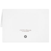 Lily of the Valley folded card (Back Horizontal)