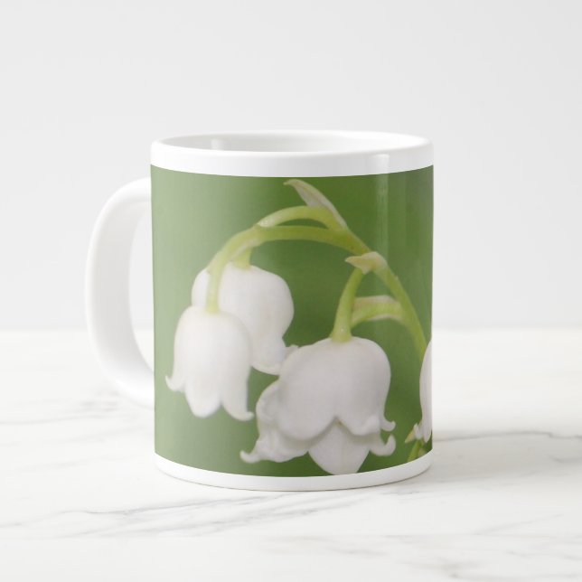 Lily of the Valley Giant Coffee Mug (Front Left)