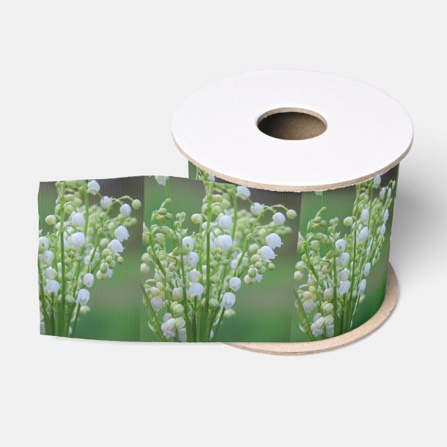 Lily of the valley grosgrain ribbon (Spool)
