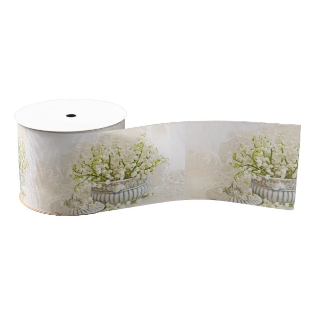 Lily Of The Valley Grosgrain Ribbon (Spool)