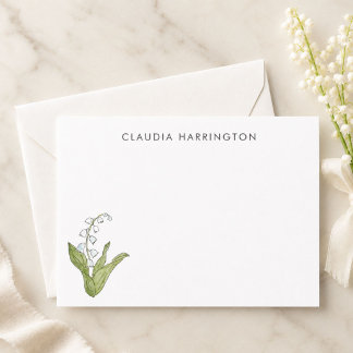 Lily of the Valley Hand-Illustrated Spring Floral Note Card
