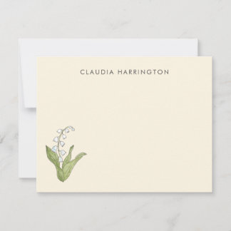 Lily of the Valley Hand-Illustrated Spring Floral Note Card