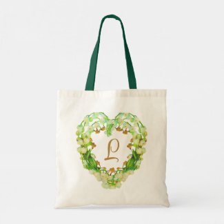 Lily-of-the-Valley Heart Personalized