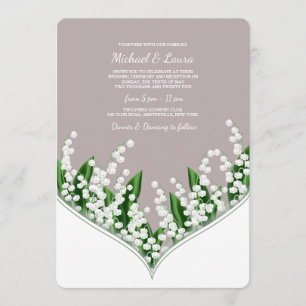 Lily of the Valley Invitation