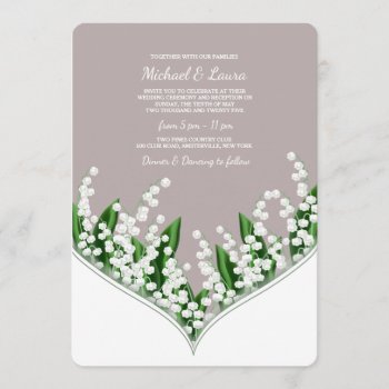 Lily Of The Valley Invitation by PixiePrints at Zazzle