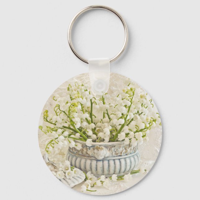 Lily Of The Valley Keychain (Front)