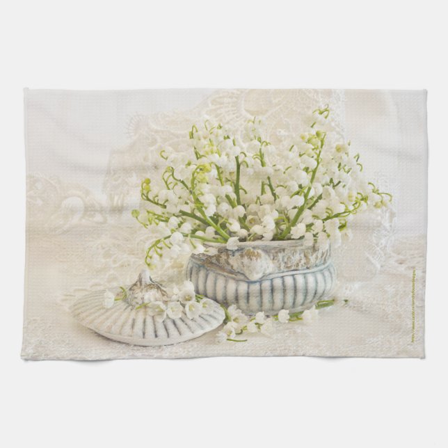 Lily Of The Valley Kitchen Towel (Horizontal)