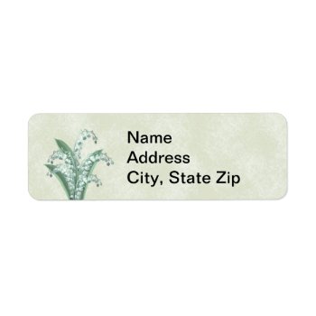 Lily Of The Valley Label by AutumnRoseMDS at Zazzle