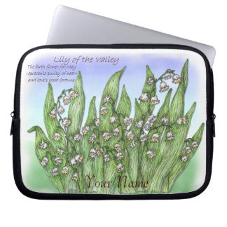 Lily of the Valley Laptop Sleeve
