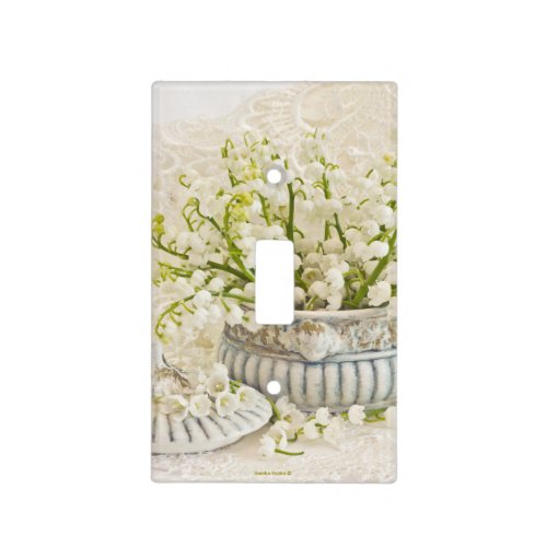 Lily Of The Valley Light Switch Cover