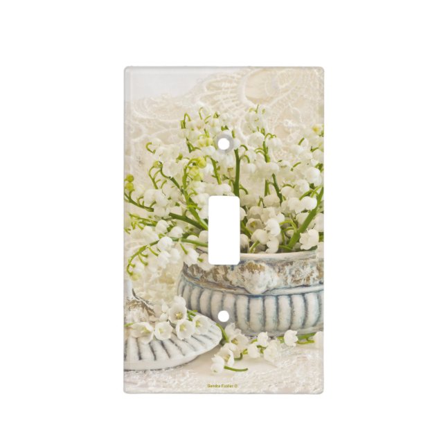 Lily Of The Valley Light Switch Cover (Front)