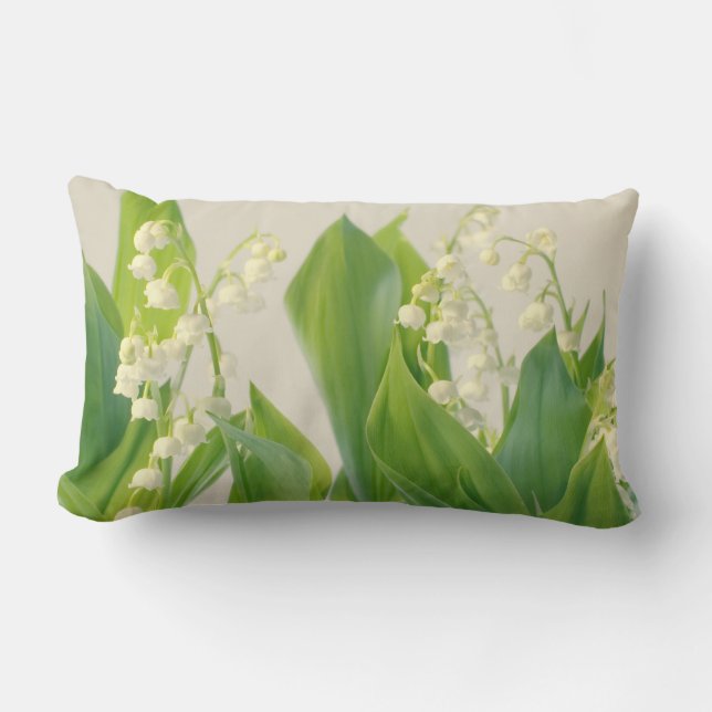 Lily of the Valley Lumbar Pillow (Front)