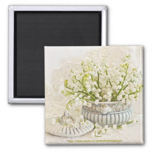 Lily Of The Valley Magnet