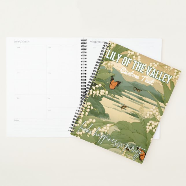 Lily of the Valley May Birth Month Flower Japanese Planner (Display)