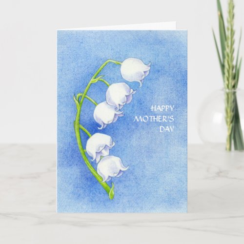 Lily of the Valley Mothers Day Card