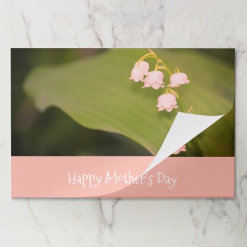 Lily of The Valley Mothers Day Paper Placemat