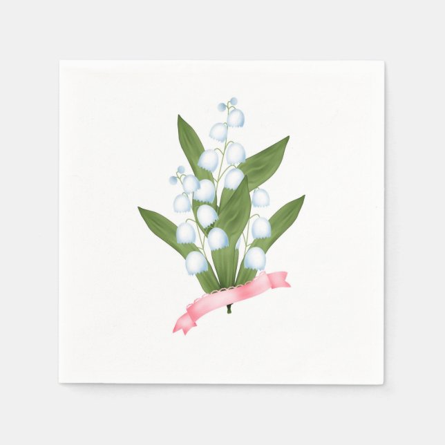 Lily of the valley napkins (Front)