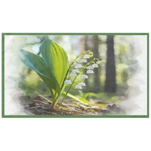 Lily of the valley National Flower Finland large Tablecloth