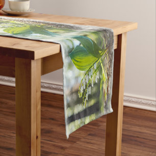 Lily of the valley National Flower Finland Short Table Runner