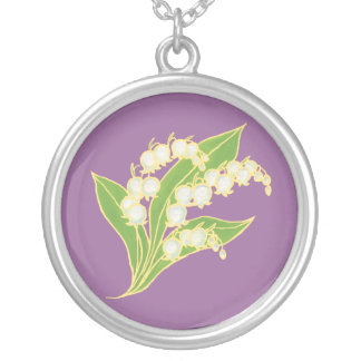 Lily-of-the-Valley Necklace May Birth Month Flower