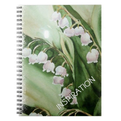 LILY OF THE VALLEY NOTEBOOK