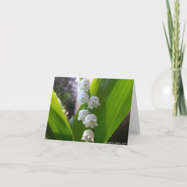 Lily-of-the-Valley Notecard (Front)