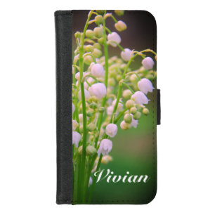 Lily of the valley personalised OtterBox iPhone ca 8/7 Wallet Case
