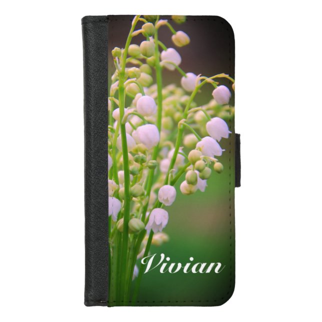 Lily of the valley personalised OtterBox iPhone ca Wallet Case (Front)