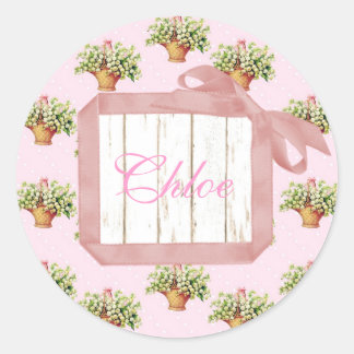 Lily of the Valley Personalized Stickers