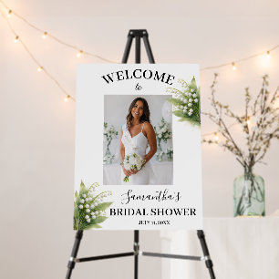 Lily Of The Valley Photo Bride Bridal Shower Foam Board
