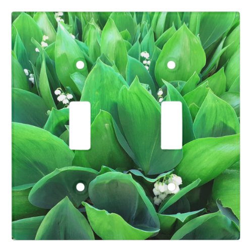 Lily of the Valley Photo Light Switch Cover