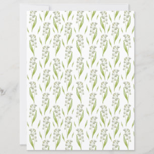 Lily of the Valley Scrapbook Paper