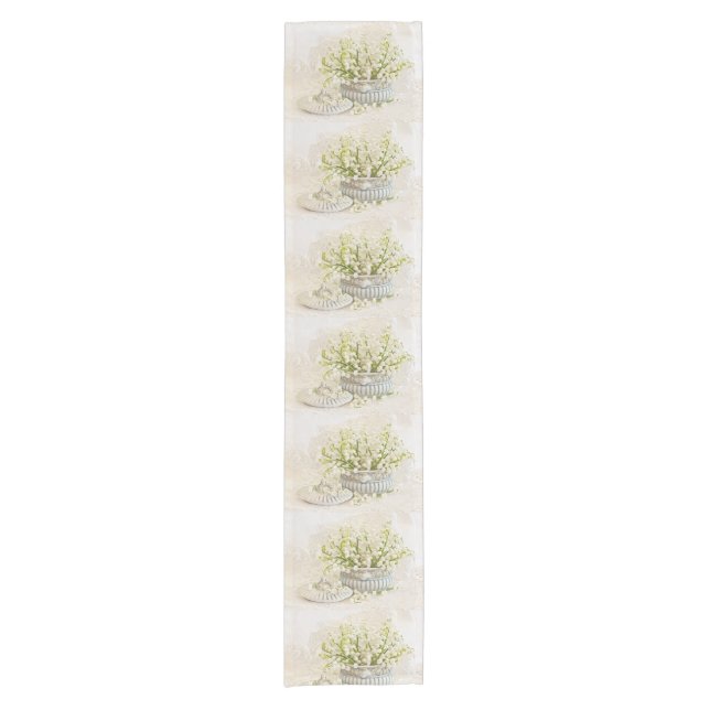 Lily Of The Valley Short Table Runner (Front)