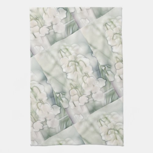 Lily of the Valley Sketch Kitchen Towel