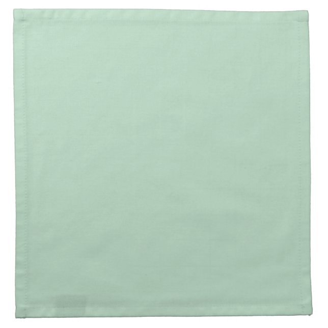Lily of the Valley || Soft Green Cloth Napkin (Front)
