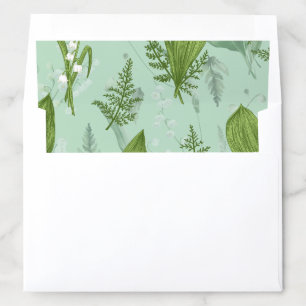 Lily of the Valley    Soft Green Envelope Liner