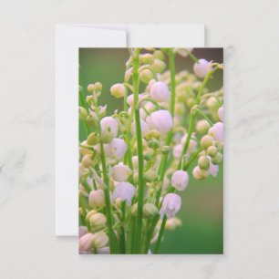 Lily of the valley thank you card