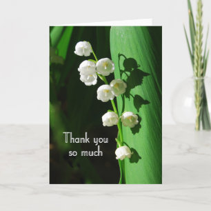 Lily of the Valley Thank You Card